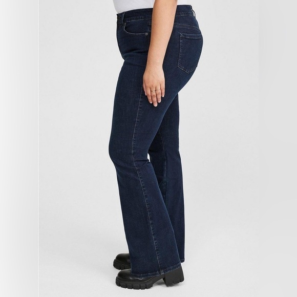 Torrid Trio Dark Indigo Boot Cut Jeans Nieve - Picture 5 of 5
